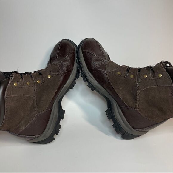 KHOMBU Men’s Thinsulate Leather Waterproof Boots 8 - Picture 4 of 9
